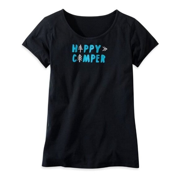 Outdoor Research Women's Happy Camper Tee Black Small T-Shirt Shirt - Picture 1 of 2